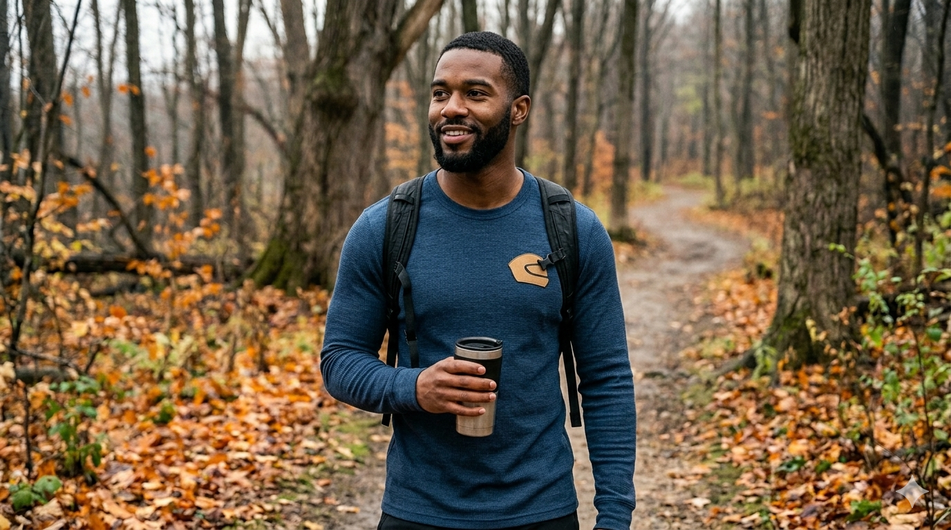 Camiseta Térmica de Manga Longa Masculina
